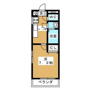 メゾン・ボヌール【2階】の間取り