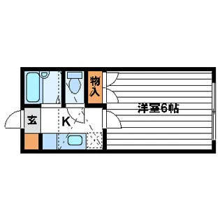 宮城県仙台市宮城野区新田2【アパート】の間取り