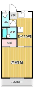 ハイツプラム【2階】の間取り