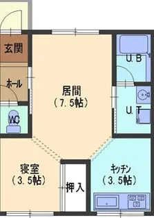 KOUハイムIII【2階】の間取り