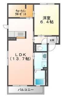 SGハウス鈴鹿 B【2階】の間取り