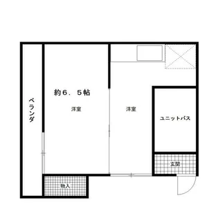 大泉中町飛田アパート【2階】の間取り