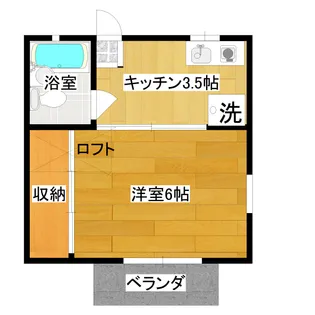 パレス上鶴間【2階】の間取り
