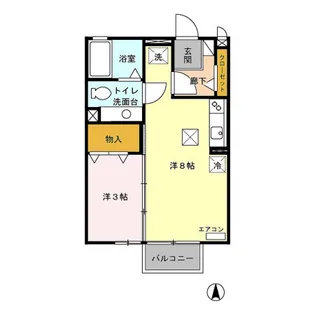ヴィラ・グレース【2階】の間取り