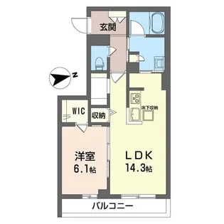 エクラシエ【1階】の間取り