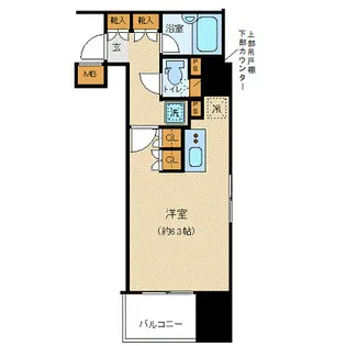 プレール・ドゥーク八丁堀【4階】の間取り