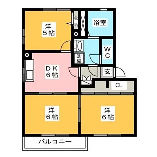 カーサヴェルデ A【2階】の間取り