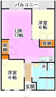 YEビル【2階】の間取り