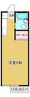 ニュー栃木ハイツ5号【2階】の間取り