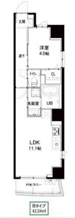 シルヴァー アウル【6階】の間取り