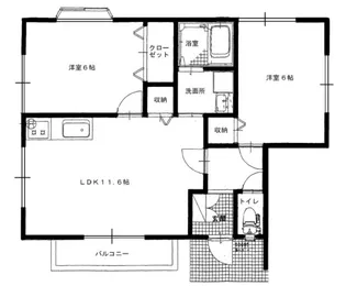 サンガーデン下林4号地【1階】の間取り