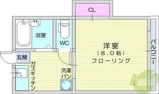 リバーサイドKOYO【2階】の間取り