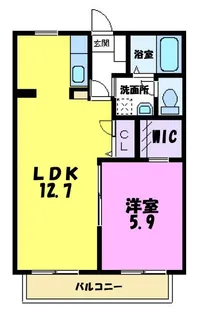 チェリーコート【1階】の間取り