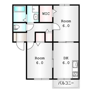 群馬県高崎市元島名町【アパート】の間取り