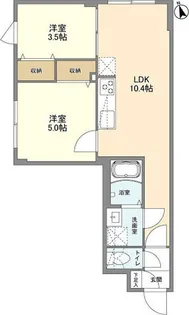 ウェルスクエア桜上水【4階】の間取り