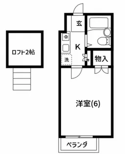 埼玉県熊谷市美土里町2【アパート】の間取り