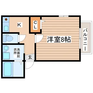 コージーコート【1階】の間取り