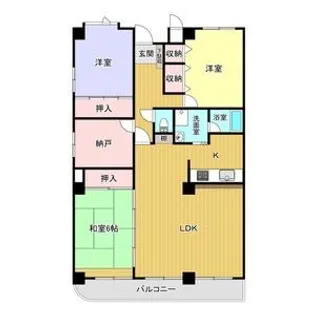 サンレジデンス【3階】の間取り