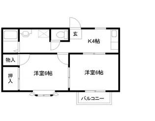クレストサイド【1階】の間取り
