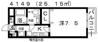 春日丘・Iマンション【3階】の間取り