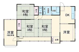 神奈川県相模原市緑区寸沢嵐【一戸建】の間取り