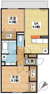 グランドールII【1階】の間取り