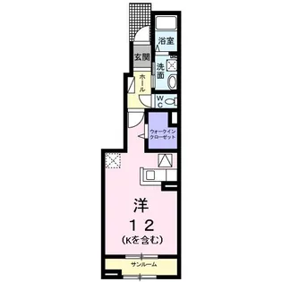 ジラソーレ M【1階】の間取り