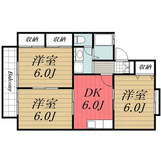 千葉県市原市根田2【アパート】の間取り