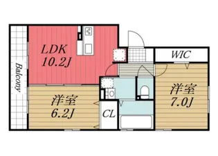 千葉県千葉市中央区南生実町【アパート】の間取り