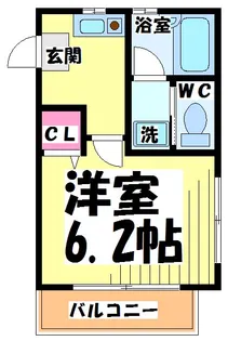 ドリーム八雲【2階】の間取り