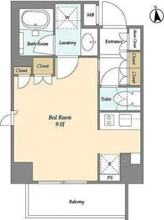 スタイリオ妙蓮寺III【3階】の間取り