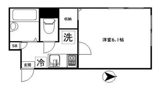ル・グラン中野沼袋【2階】の間取り