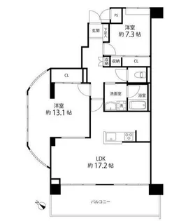 埼玉県新座市新堀3【マンション】の間取り