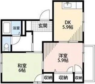 サンライズ佐倉 A【2階】の間取り