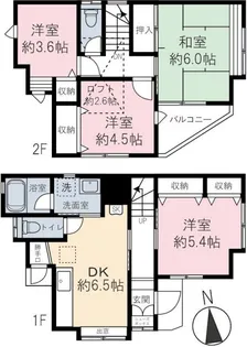 東京都豊島区池袋本町2【一戸建】の間取り