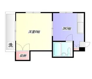 東京都小金井市中町2【マンション】の間取り