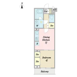 リシェス馬込【1階】の間取り
