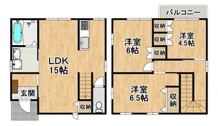 大阪府大阪市住之江区新北島3【一戸建】の間取り