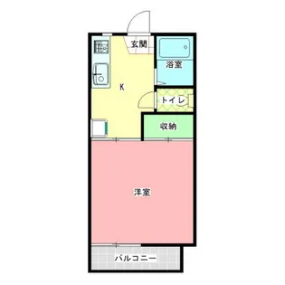 みどりハイツ【2階】の間取り