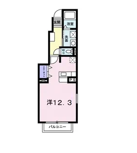 ブライトレジデンス【1階】の間取り