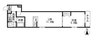 Avenir7【1階】の間取り