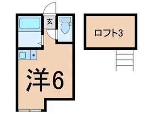 ユナイト菊名サンタクレード【1階】の間取り