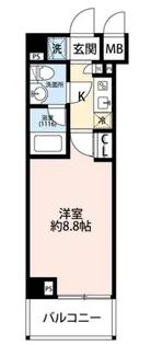 プレール・ドゥーク溝の口【5階】の間取り