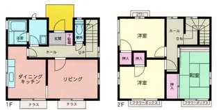 神奈川県海老名市浜田町【一戸建】の間取り