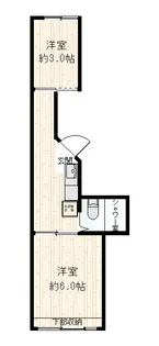 森田ビル【4階】の間取り