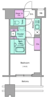 NL武蔵小杉レジデンス【5階】の間取り