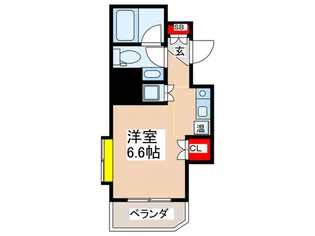 タウンコ-ト舟橋【4階】の間取り