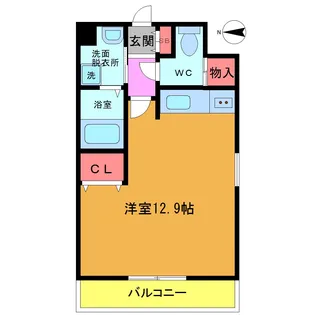 シャンス【1階】の間取り