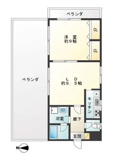 フォレスト杉山【4階】の間取り