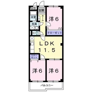 フロンティア21【1階】の間取り